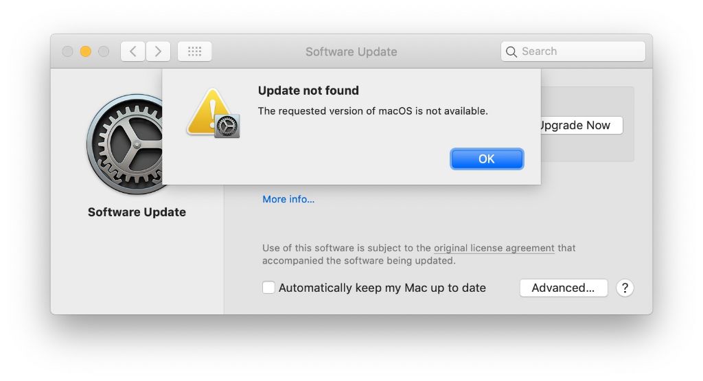 What to do if your Mac is failing to update
