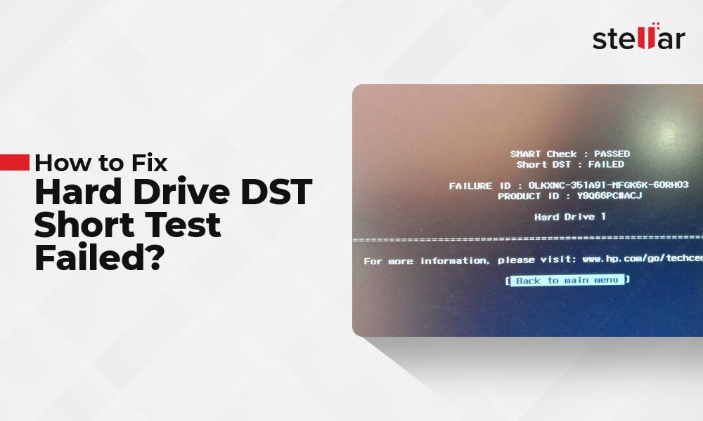 What is DST short test failure