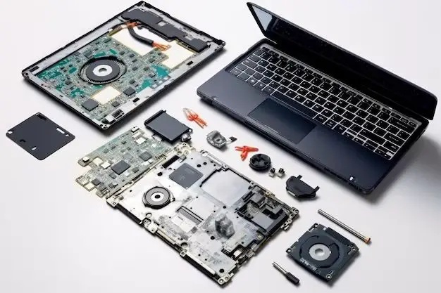 What is the hardware of a laptop