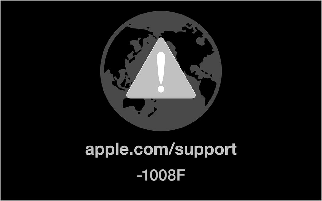 How do I fix error 1008F on Mac