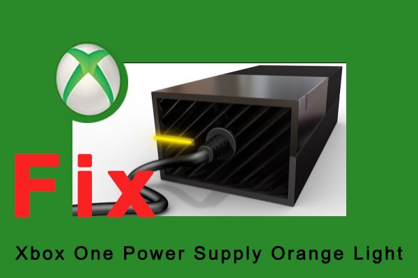 What happens when my Xbox makes the sound but won t turn on and the power box has a orange light