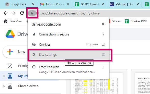 Why are my files not showing up in Google Drive