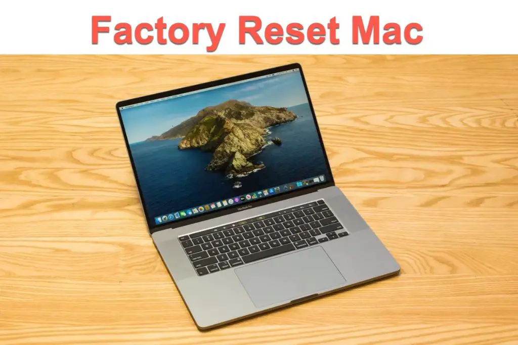 How do I factory reset my MacBook without administrator