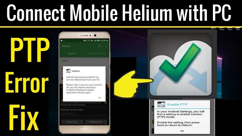 What is an error occurred while performing your app backup Helium