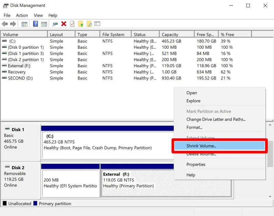 Can you reformat an external hard drive on Windows 10