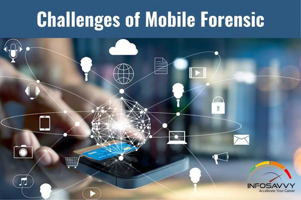 What are the challenges in digital forensics as it relates to mobile devices