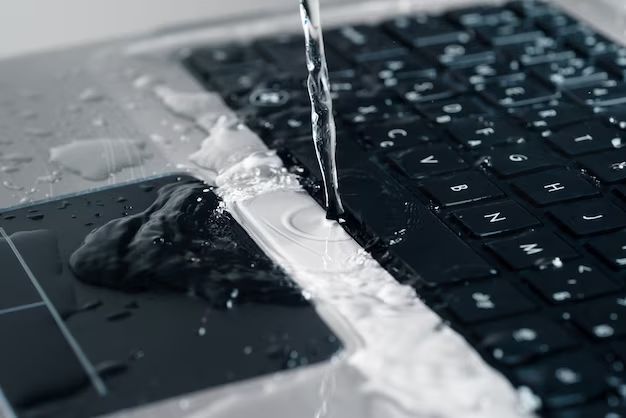 How do you fix a wet keyboard on a laptop