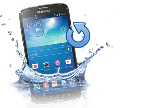 How can I recover data from a water damaged Samsung phone