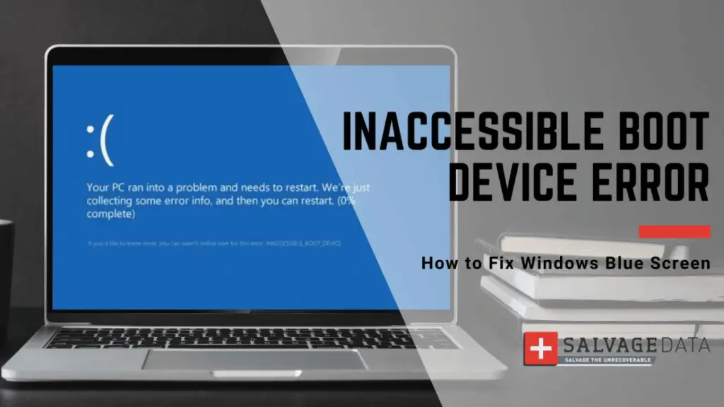 How do you fix Inaccessible_boot_device or boot failure in Windows Server