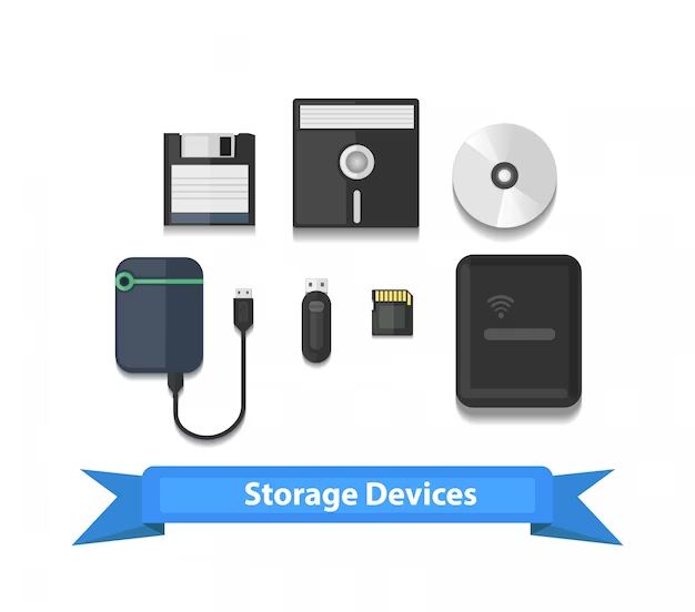 What are the 4 types of storage devices