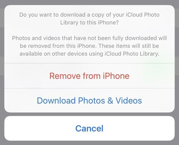 Do photos disappear from iCloud when deleted