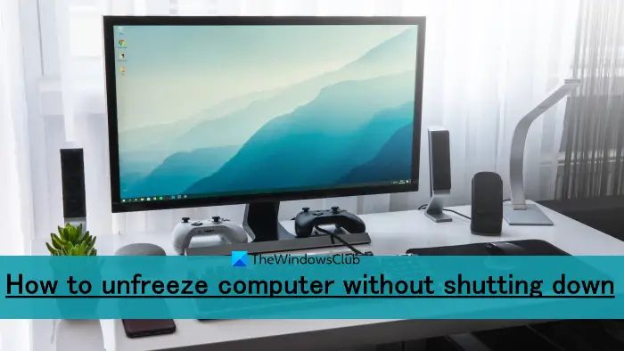 How do you unfreeze a PC without turning it off