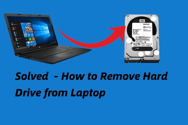 Does removing a hard drive remove everything from laptop