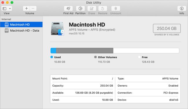 How do I restore my Macintosh HD