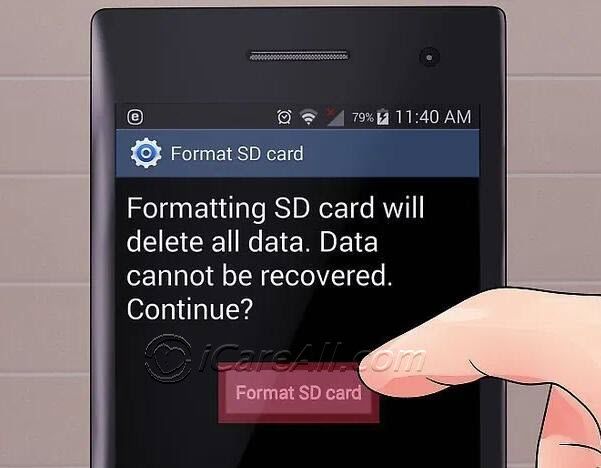 Will I lose data if I format my SD card