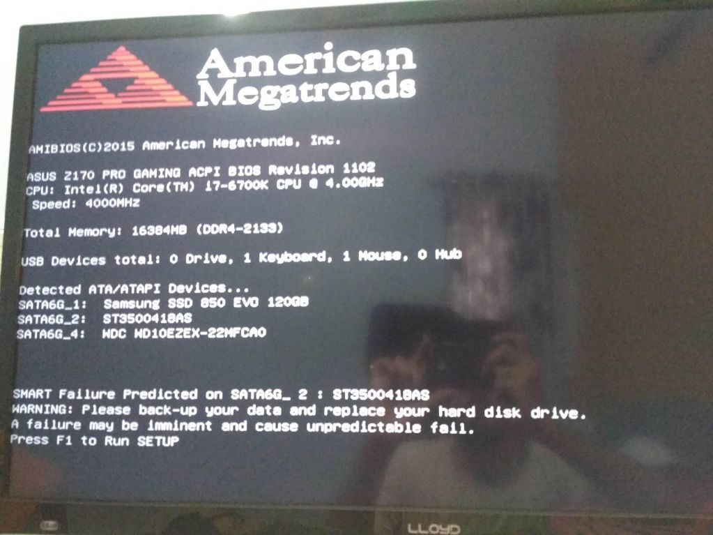 How to check for hard drive failure in BIOS