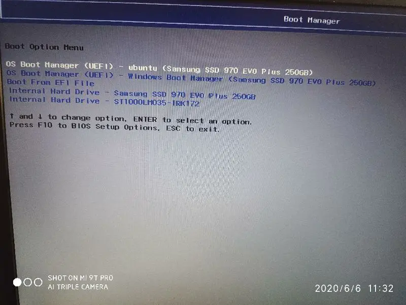 Why is Windows boot Manager not showing in BIOS HP