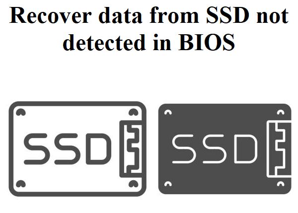 How do I recover SSD not detected