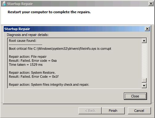 What are two critical boot files that risk corruption in Windows