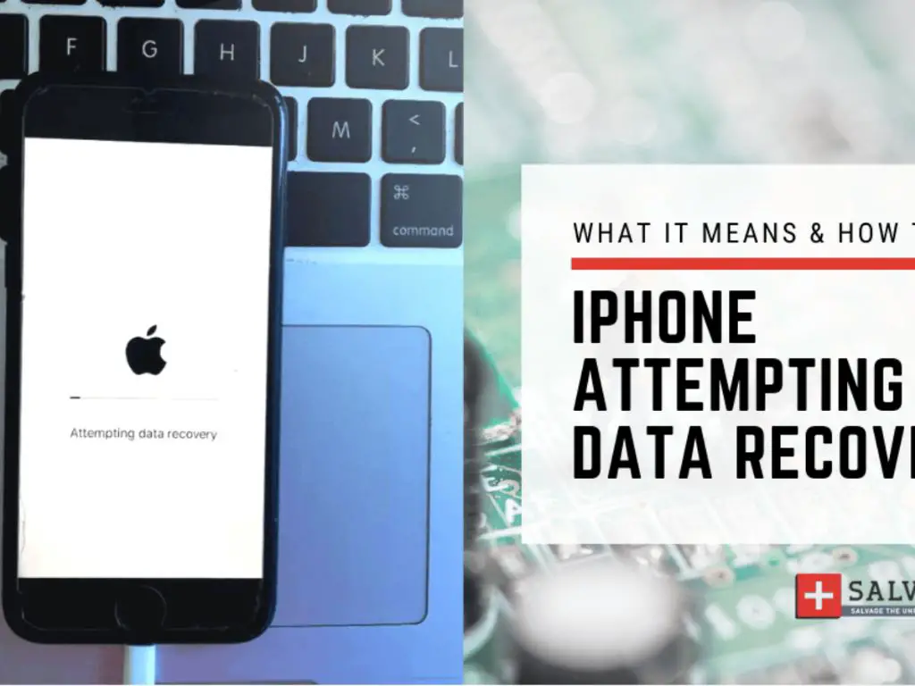 What is attempting data recovery Apple