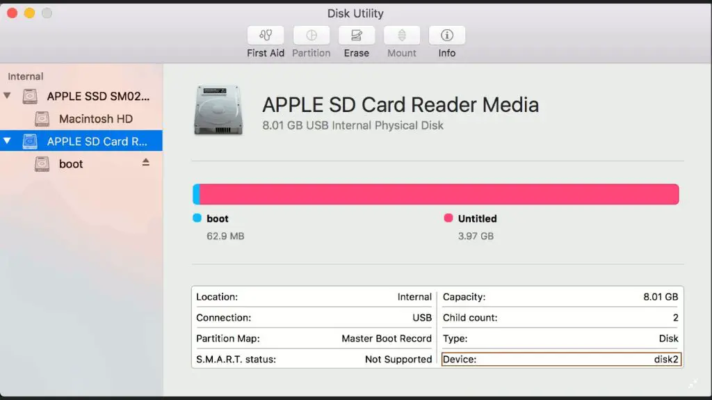 How do I fix my SD card on my Mac without formatting