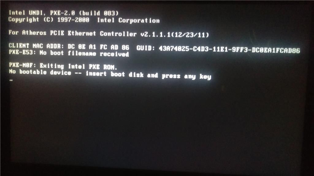 How do I fix Windows 10 no bootable device