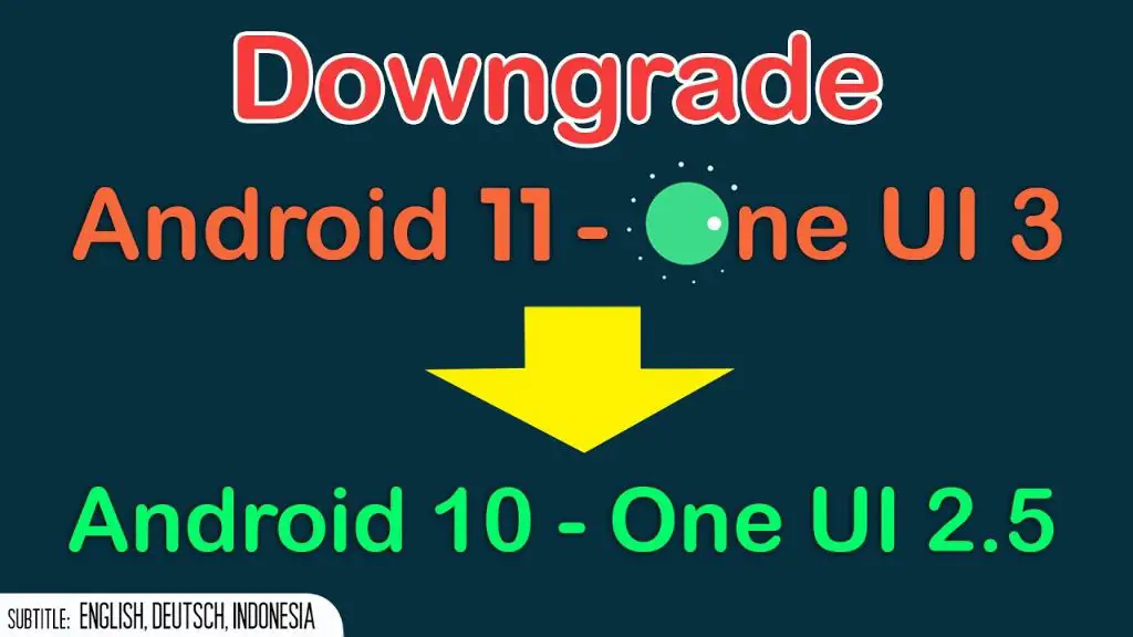 How to downgrade security patch Android