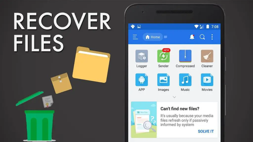 How do I recover deleted files on Android