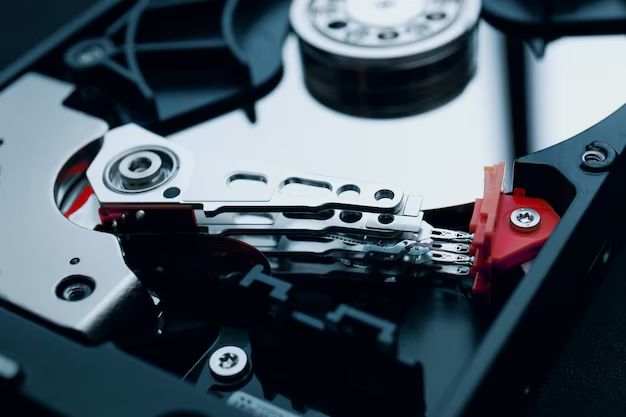 How does a hard drive read and write data