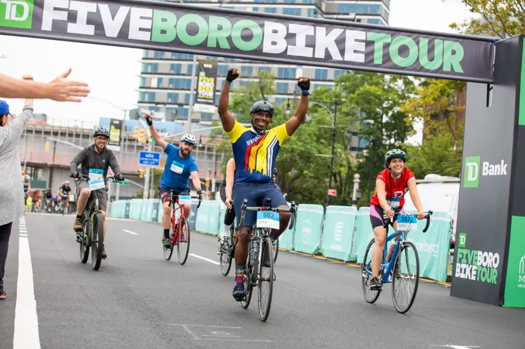 How much does it cost to go to the Five Boro bike tour