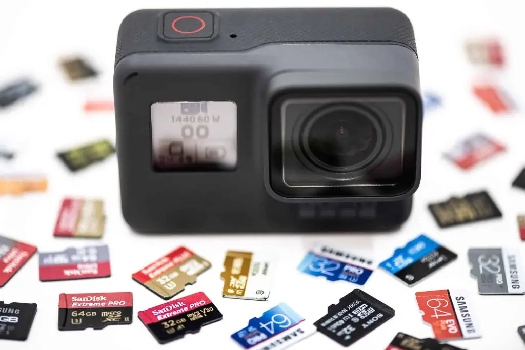 What SD card is recommended for GoPro