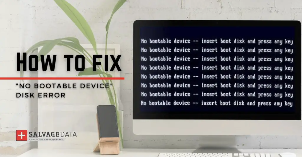 How do I fix no bootable device on Lenovo Windows 11