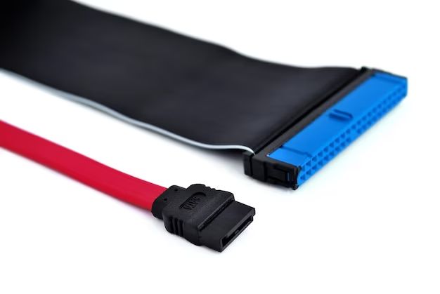 How do you identify between IDE and SATA cables