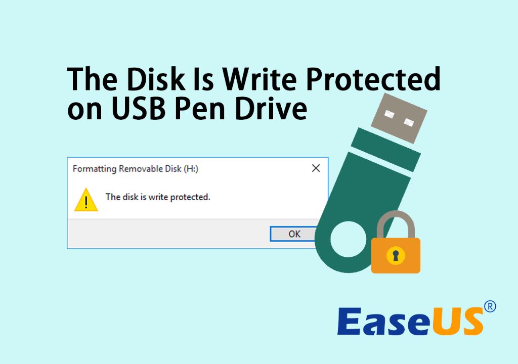 Why does my USB say write-protected when I format it
