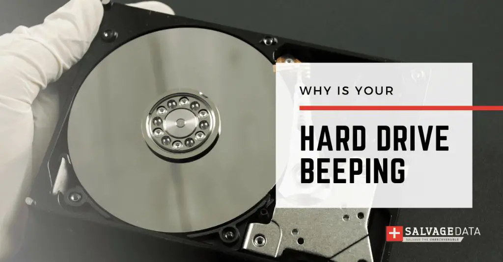 How do I fix a beep on my external hard drive