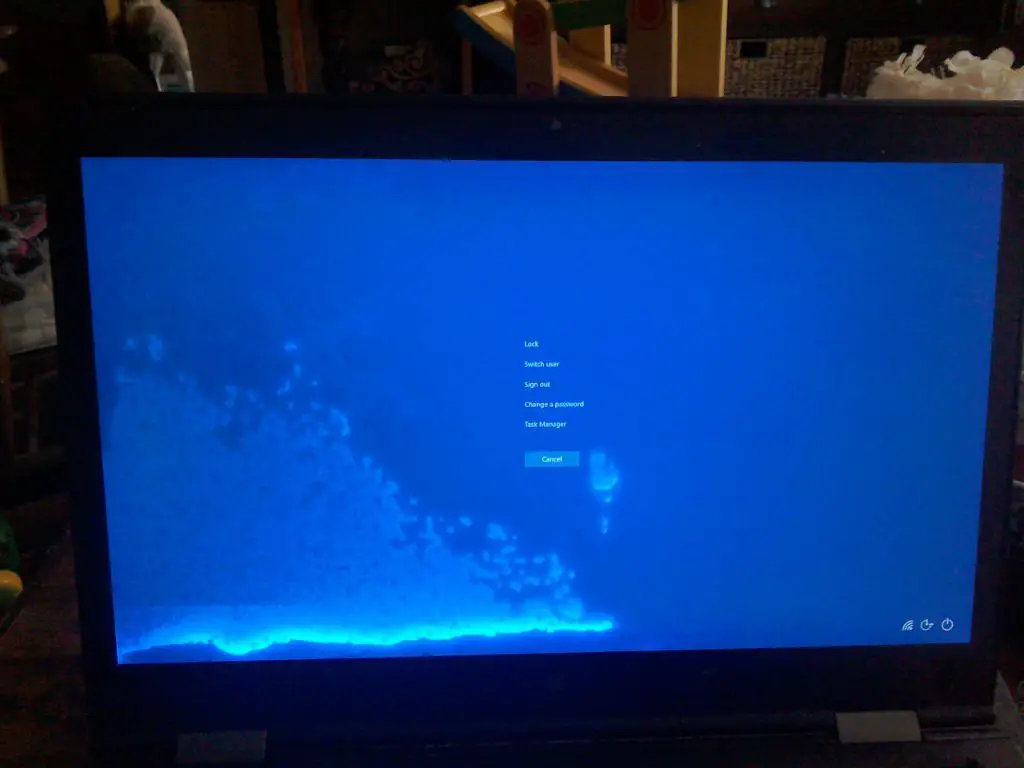Does water damage on laptop screen go away