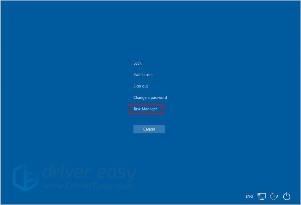How do I unfreeze Windows 10 without restarting