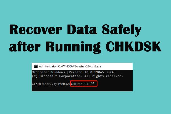 Can I lose data with CHKDSK