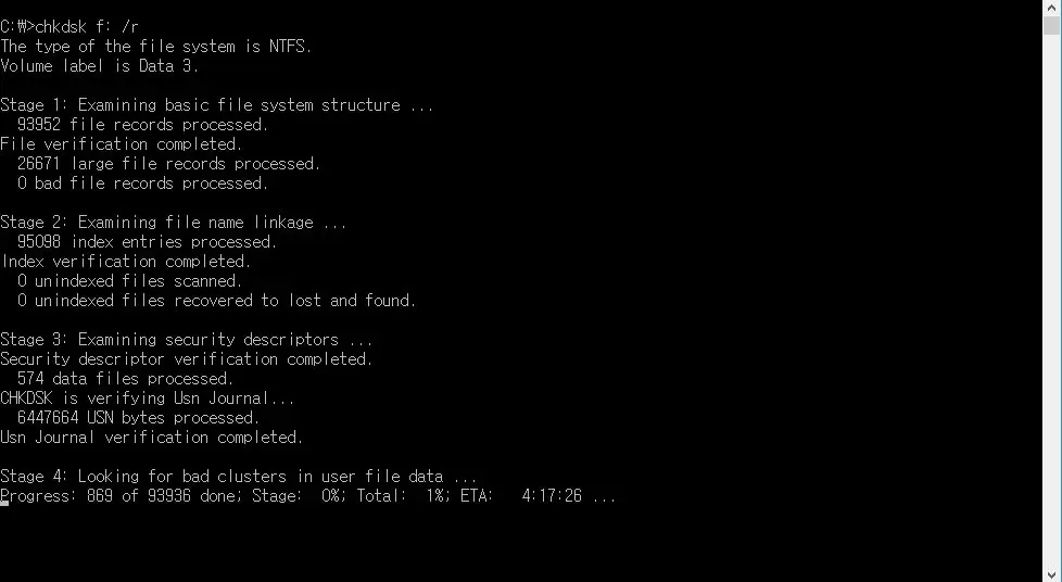 Does chkdsk fix bad sectors