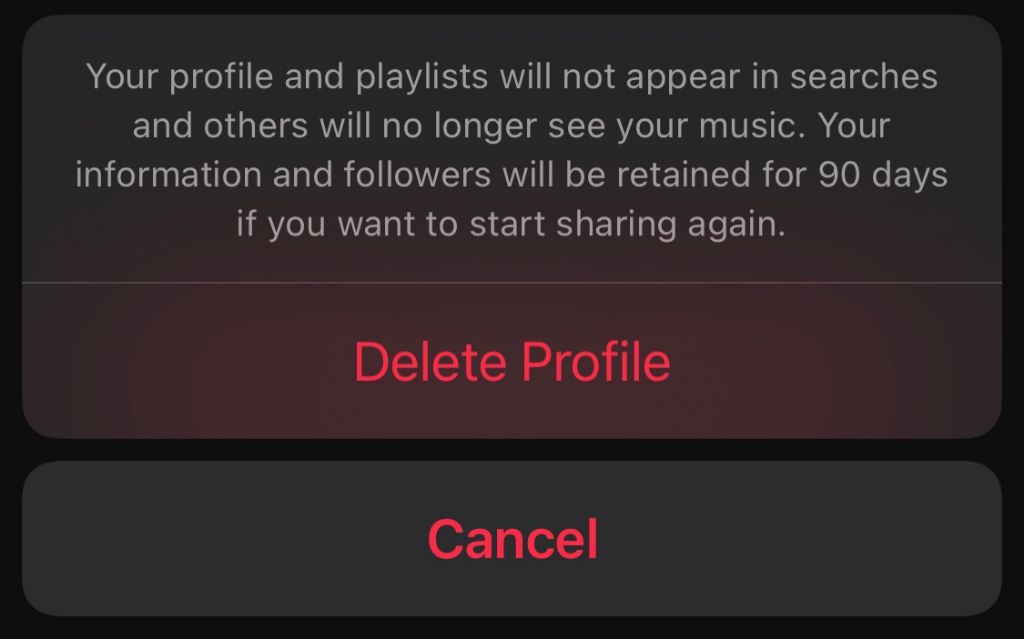 What happens if I delete a playlist on Apple Music
