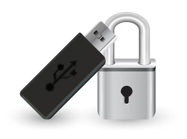 How do you unlock a locked USB drive