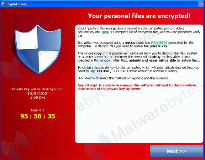 Can CryptoLocker be decrypted