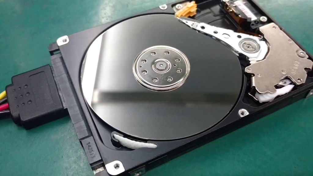 What sound does a hard drive make when it is failing