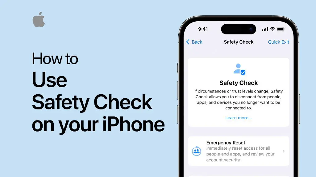 How do I run a security check on my iPhone