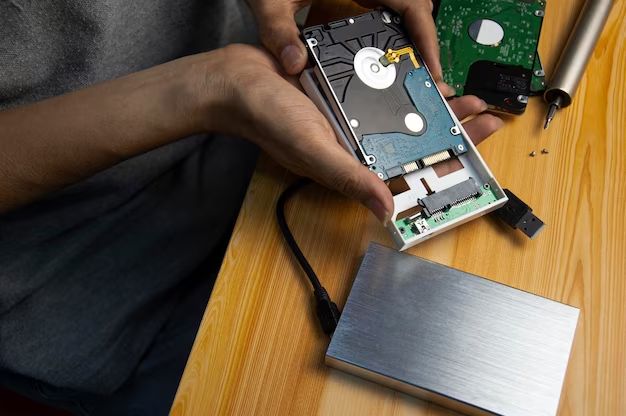 How do encrypted external hard drives work