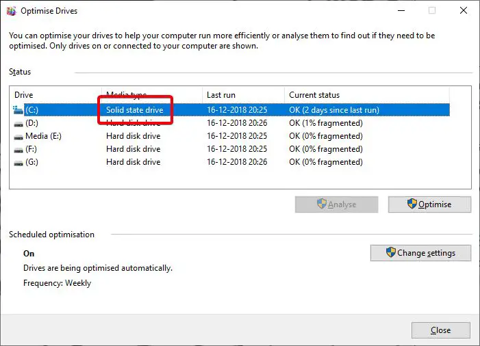 How do I know if my Windows is booting from SSD or HDD