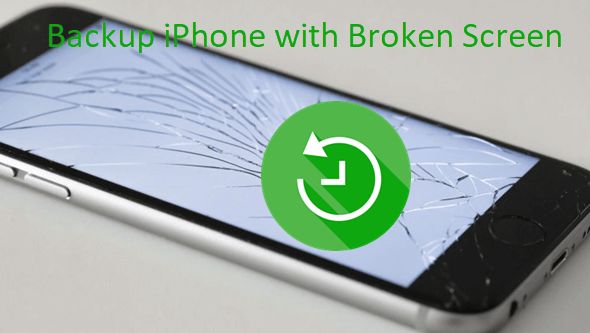 How can I recover data from a broken iPhone that has been turned off