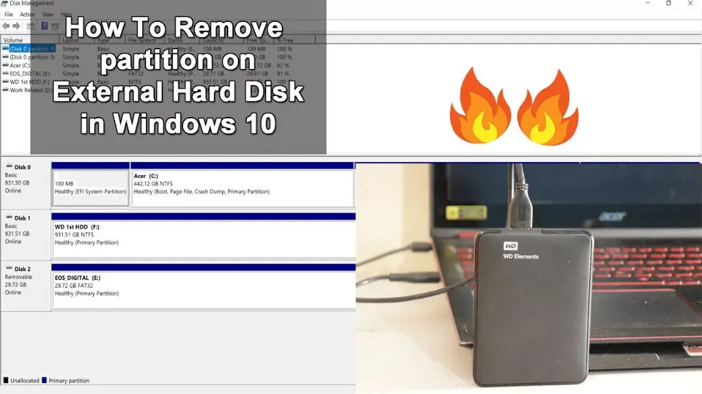 Can you remove a partition from an external hard drive Mac
