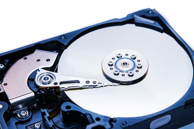 What does the inside of a HDD look like