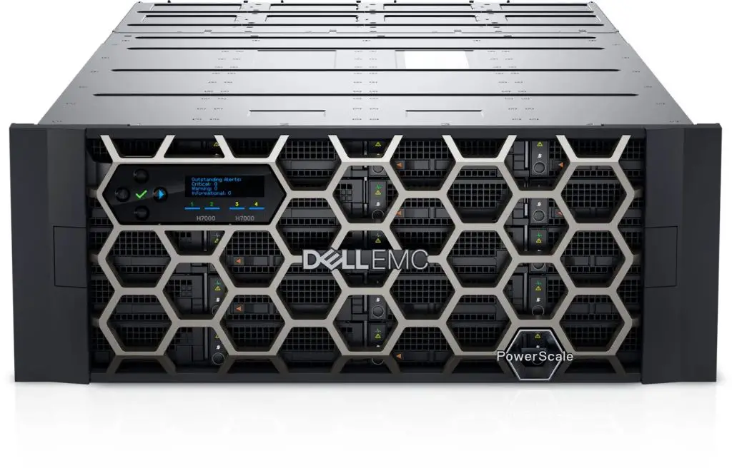 Which Dell EMC product provides scale out NAS